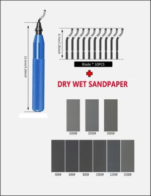 Deluxe De-Burring + Sandpaper 36pc COMBO KIT (Qualifies for Flat Rate Postage)